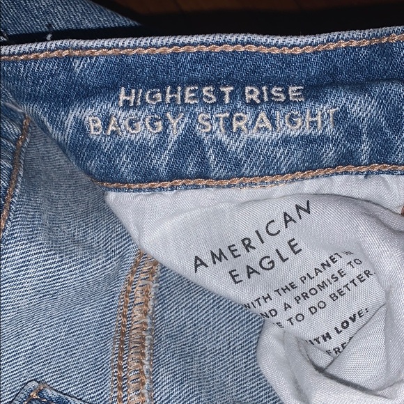 American Eagle Outfitters Denim Baggy Jeans - Blue - Picture 6 of 14